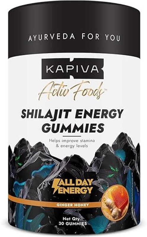 Kapiva Activ Foods Shilajit Energy Gummies – 30N(140 G)