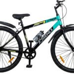 Adrenex Stryker 24T | 85% Pre-Assembled 24 T (Inch) Mountain Cycle(Single Speed, Blue, Only Front Suspension)