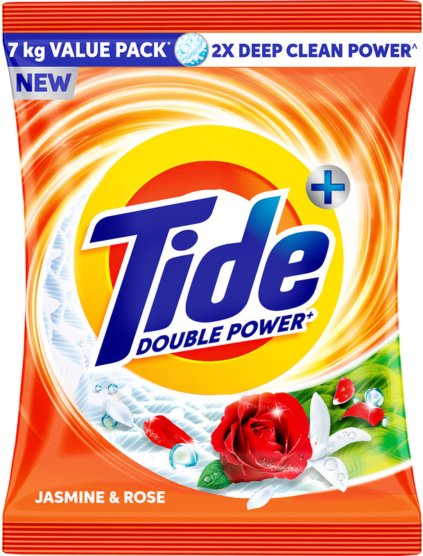 Tide Plus Jasmine & Rose Detergent Washing Powder Value Pack Detergent Powder (Jasmine & Rose)(7 Kg)