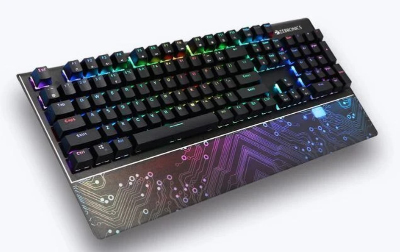 Zebronics Zeb-Max Chroma Wireless Standard Gaming Keyboard Compatible With Desktop, Laptop, Mac(Black)