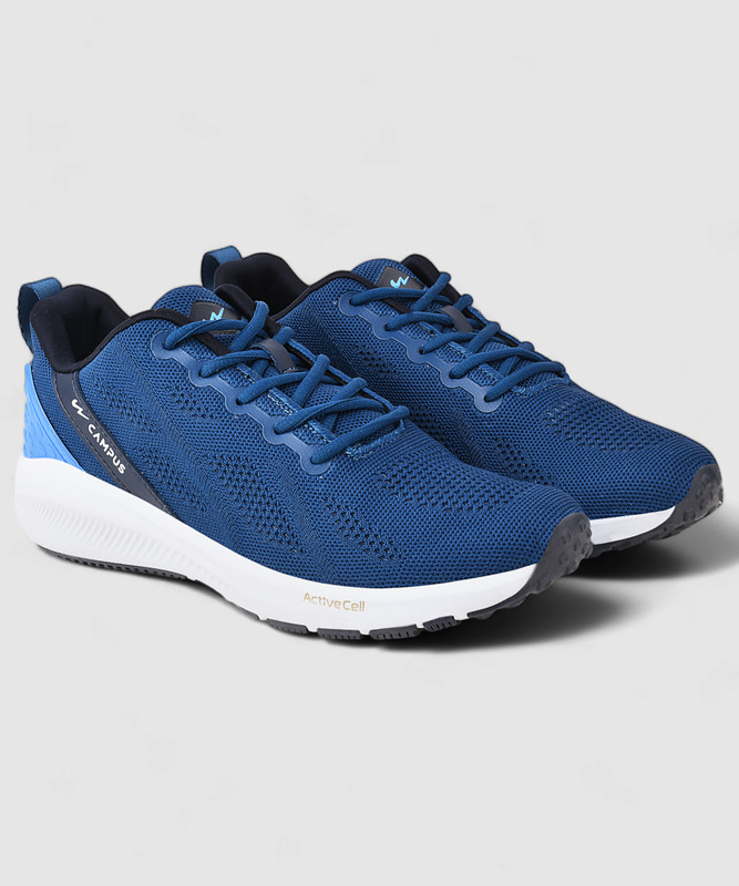 Campus Maxico Men’S Sports Shoes | Comfortable Insole & Anti-Slip Sole Design | Lace-Up Running Shoes For Men(Multicolor , 8)