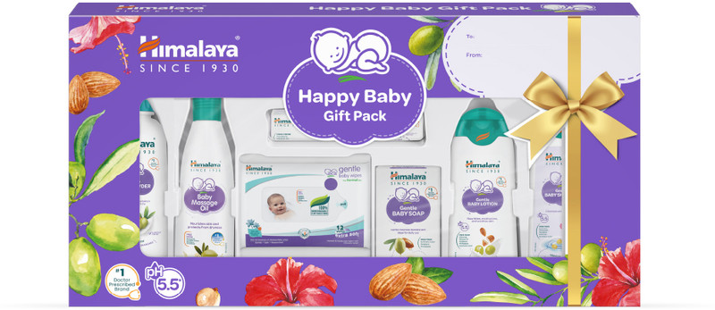 Himalaya Happy Baby Gift Pack ( 7 In 1)(Blue)