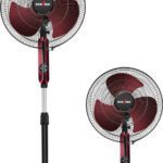 Kenstar Wind Blaze With 2 Year Warranty 400 Mm Pedestal Fan(Maroon | Pack Of 1)
