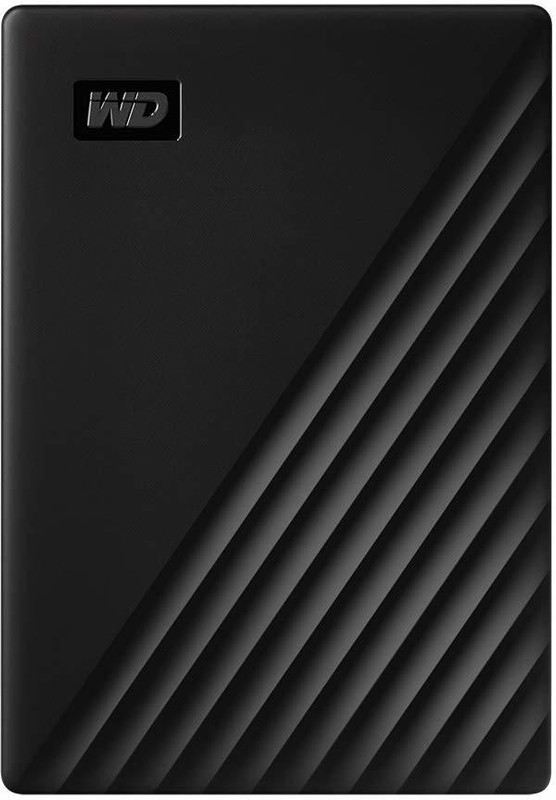 Wd My Passport 1 Tb External Hard Disk Drive (Hdd) 5 Gb/S, Usb 2.0, Usb 3.0 Cable, Compatible With Windows(Black)