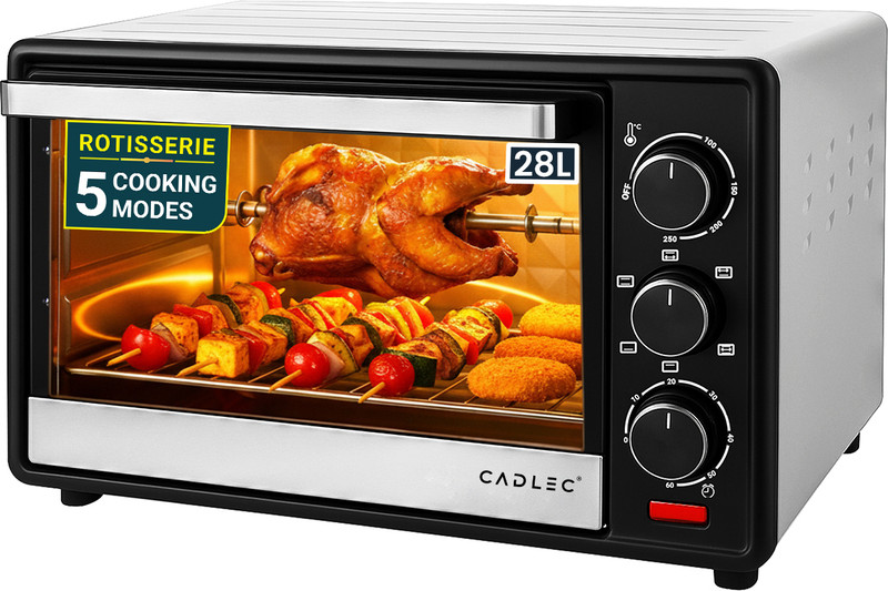 Cadlec 28-Litre Ovenmate(Silver And Black)
