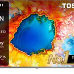 Toshiba C450Np 164 Cm (65 Inch) Qled Ultra Hd (4K) Smart Vidaa Tv With Dolby Vision Atmos And Regza Engine Zr(65C450Np)