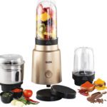 Glen Active Blender 350 W Mixer Grinder(Sa 4048 Active Blender | 3 Jars | Golden)