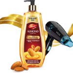 Dabur Hair Styling Kit | Almond Hair Oil- 650Ml + Vega Glow Glam Hair Dryer- 1000W(2 Items In The Set)