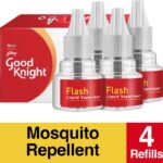 Good Knight Gold Flash Repellent Liquid Mosquito Vaporiser Refill(4 X 45 Ml)