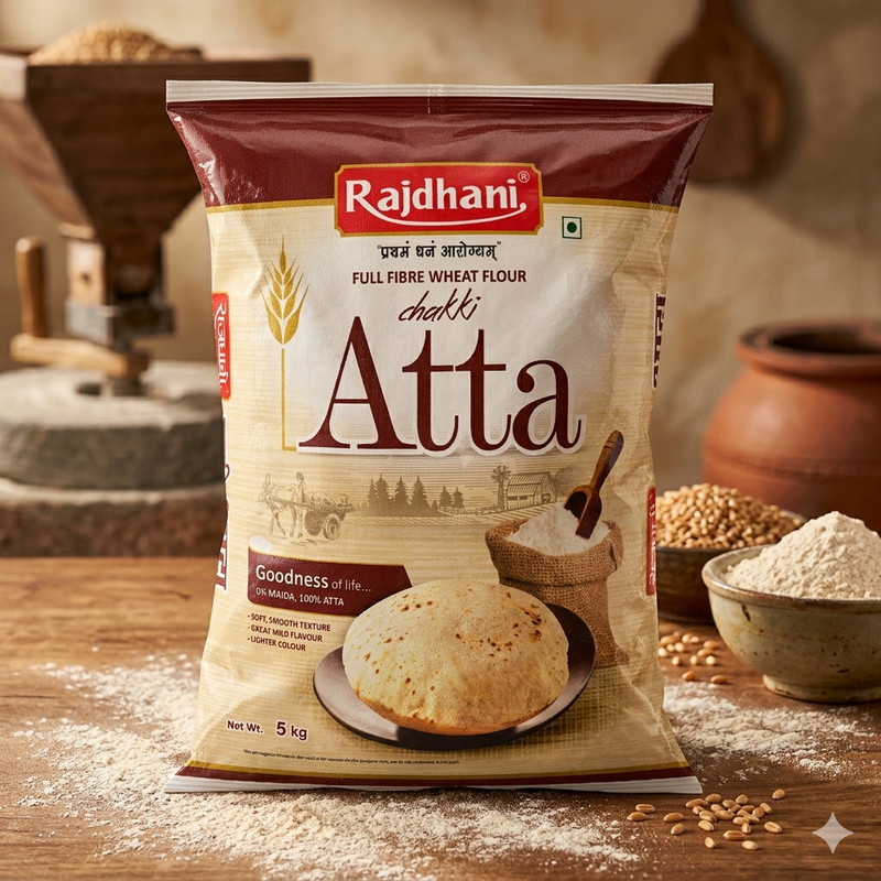 Rajdhani Chakki Fresh Atta(5 Kg)
