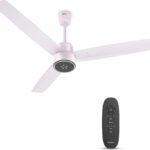 Havells Fab Uled|Led Speed Indicator|Remote Controlled|Upto 65% Energy Saving With 3 Year Warranty Bldc Motor With Remote 1200 Mm Ceiling Fan(5 Star | Blush Ivory | Pack Of 1)