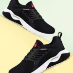 Campus Crysta Pro Running Shoes For Men(Black , 7)