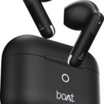 Boat Airdopes Alpha Gen 2, 13Mm Drivers,Enx,45H Battery, Stream Ad Free Music Via App Bluetooth(Midnight Black, In The Ear)