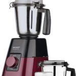 Sharp Powerful Copper Motor 1000 W Juicer Mixer Grinder(Em-G101N-M | 3 Jars | Pink, Black)