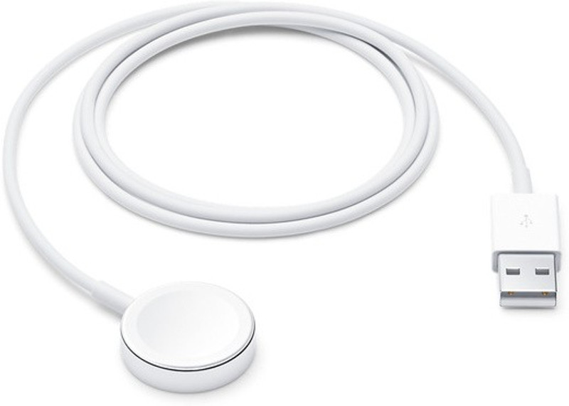 Apple 5 W Smps Charger For Smartwatch With Detachable Cable(White)