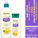 Himalaya Baby Lotion With Pure Cow Ghee 400Ml & Free Baby Wash With Pure Cow Ghee 100Ml(White)