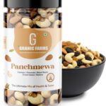 Granic Farms Mix Dry Fruits | Panchmeva | Almond|Cashew|Dates|Black Raisin|Green Raisin|(1 X 500 G)