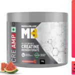 Muscleblaze Micronised Creatine Monohydrate Creamp Powder, Trustified Certified Creatine(120 G, Watermelon Kool Aid)