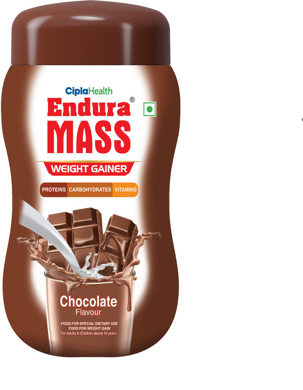 Endura Mass Weight Gainers/Mass Gainers(500 G, Chocolate)