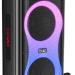 Boat Partypal 600(2025 Launch), Animated Text Display, Wireless Karaoke Mic, Leds 220 W Bluetooth Speaker(Premium Black, Mono Channel)