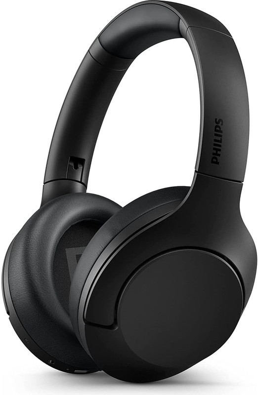 Philips Tah8506Bk/00Headphone With Touch Control & Anc, 60H Playtime, 40Mm Drivers Bluetooth(Black, On The Ear)
