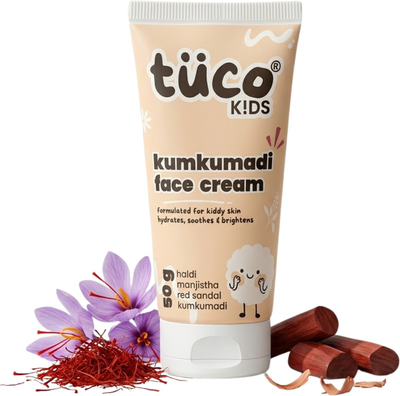 Tuco Kumkumadi Face Cream For Kids & Babies | Gentle, Safe & Parent-Trusted Care(50 G)