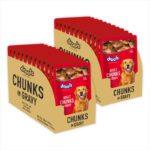Drools Chunks In Gravy For Adult – Chicken Liver And Real Chicken 3.6 Kg (24X0.15 Kg) Wet Adult Dog Food