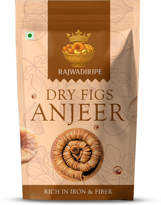 Rajwadiripe Anjeer Dry Fruit | Soft Dried Figs | Healthy & Wholesome Treat Figs Figs(1 X 1000 G)