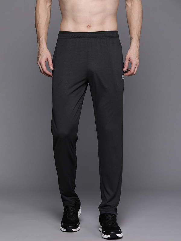Hrx By Hrithik Roshan Solid Men Black Track Pants