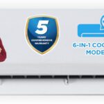 Midea 2026 Model 1.5 Ton 5 Star Split Inverter Convertible 6-In-1 With Auto Intelligence,Turbo Mode For Faster Cooling, Auto Defrost Clean And Hd & Pm 2.5 Filter Ac(Mai18Sr5R36F0, White)