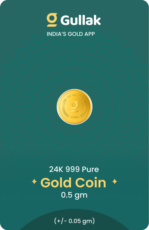Gullak 24 (999) K 0.5 G Gold Coin