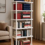 Porchex Plastic Open Book Shelf(Finish Color – White, Diy(Do-It-Yourself))
