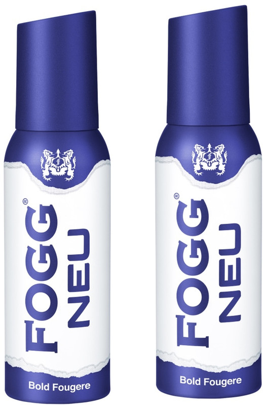 Fogg Neu Bold Fougere Deodorant With Long Lasting With With Long Lasting Perfume Body Spray  –  For Men(240 Ml, Pack Of 2)