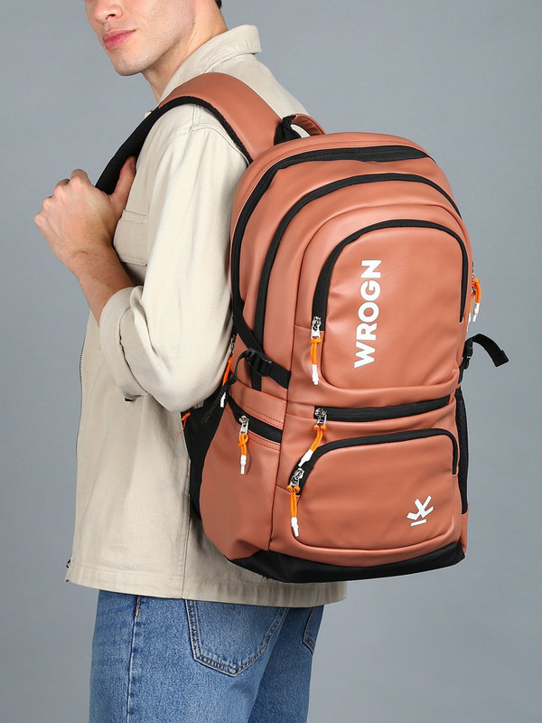 Wrogn Unisex Bag With Rain Cover Office/School/College/Businessc-36L 36 L Backpack(Multicolor)