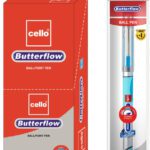 Cello Butterflow Ball Pen(Pack Of 10, Ink Color – Blue)