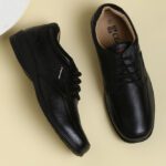 Red Chief Genuine Leather Casual Sneakers For Men Black Rc3506 001 Lace Up Shoes For Men(Black , 8 Uk/India)