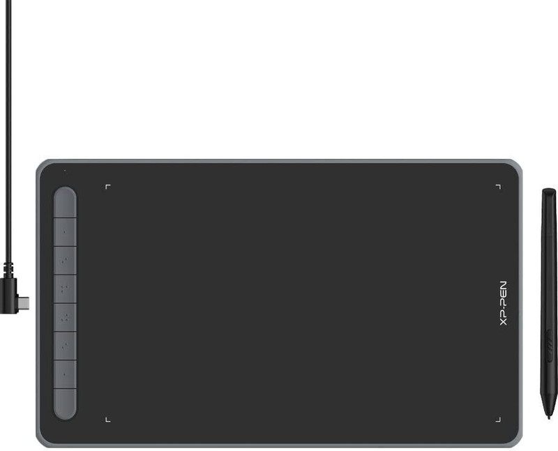 Xp Pen Deco  L Graphic Tablet 10 X 6 Inch (Black, Connectivity – Usb) 10 X 6 Inch Graphics Tablet Connectivity – Usb(Black)