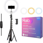 Kreo Halo 12 Inch Ring Light With Tripod, Reels Set, 3 Modes, Video Maker Ring Flash(White)