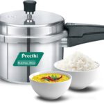 Preethi Neo 5L Stainless Steel Outerlid Pressure Cooker (Pc 018) 5 L Outer Lid Induction Bottom Pressure Cooker(Stainless Steel)