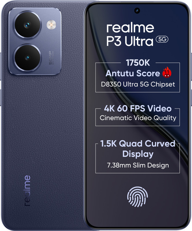 Realme P3 Ultra 5G (Neptune Blue, 128 Gb)(8 Gb Ram)