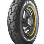 Jk Tyre 1S15290A12540Ja210Blaze Ba21 90/100-10 Front & Rear Two Wheeler Tyre(Dual Sport, Street, Offroad Knobbies, Tube Less)