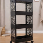 Surety For Safety Shelf Organizers(Black, Plastic)