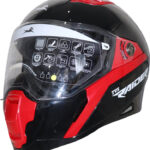 Tvs Raider Racing Motorbike Helmet(Black Red)