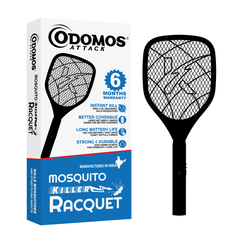 Odomos Attack Mosquito Killer Racquet Electric Insect Killer Indoor(Bat)