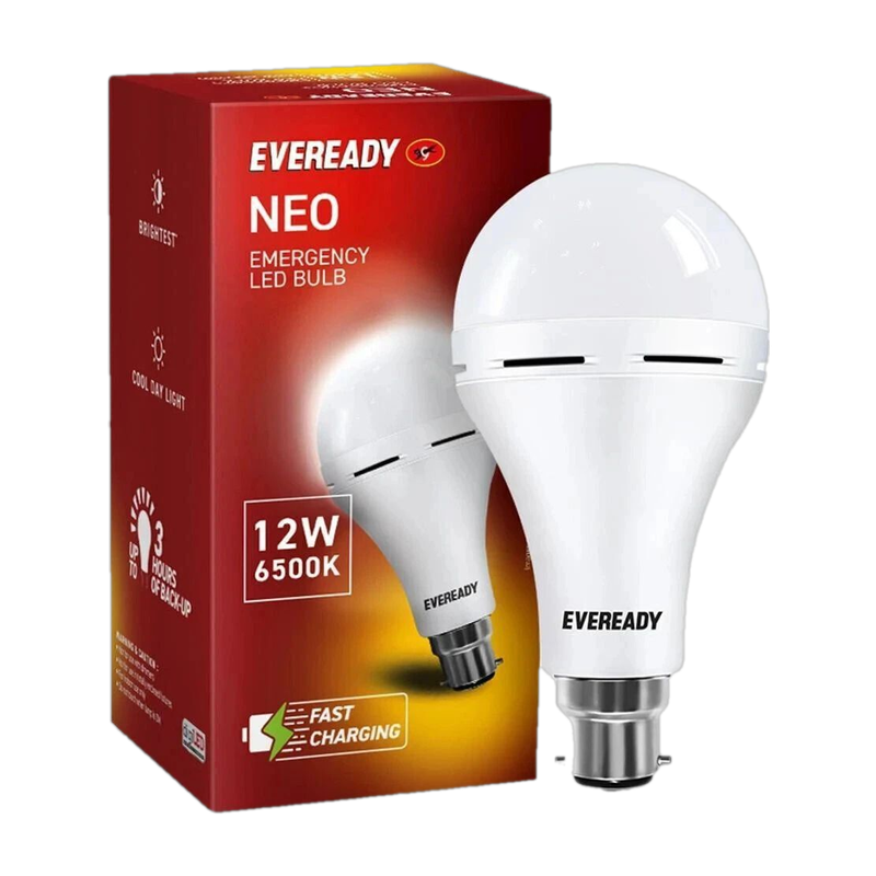 Eveready 12 W Inverter Standard B22 D Inverter Bulb(White)