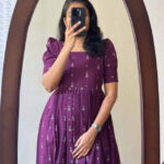 Kalanagri Flared/A-Line Gown(Purple)