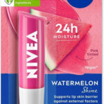 Nivea Shine Caring Lip Balm Watermelon(Pack Of: 1, 4.8 G)