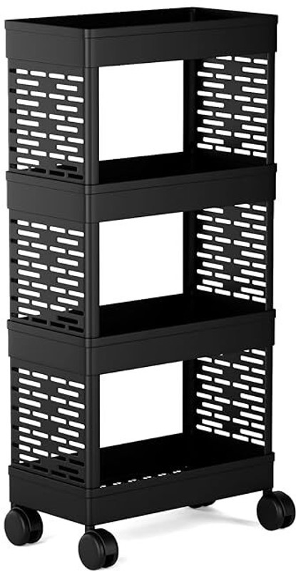 Ashlas Kitchen Trolley With Wheels Plastic Kitchen Trolley(Diy(Do-It-Yourself))