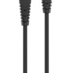 Portronics Lightning Cable 3 A 1 M Por-655 Konnect Core(Compatible With Mobile, Black, One Cable, Usb Type A To Lightning, 18 W)