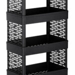 Maxtid 4 Compartments Plastic Pp(Black)